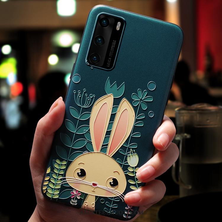 Huawei P40 Kuoret Murtumaton Vihreä Ultra Sarjakuva Ihana