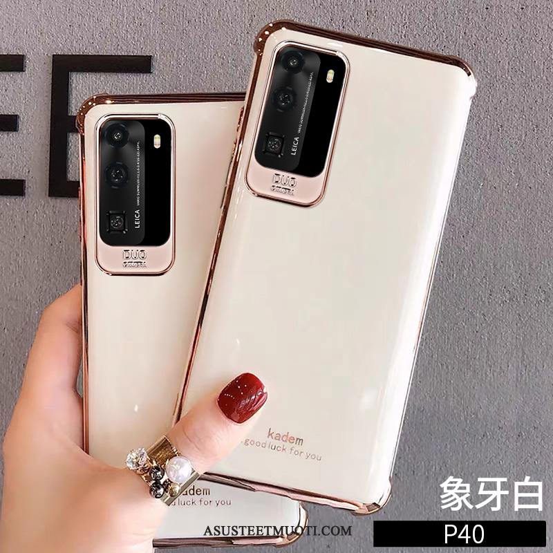 Huawei P40 Kuori Kuoret Tide-brändi Suupaltti Silikoni All Inclusive Pehmeä Neste