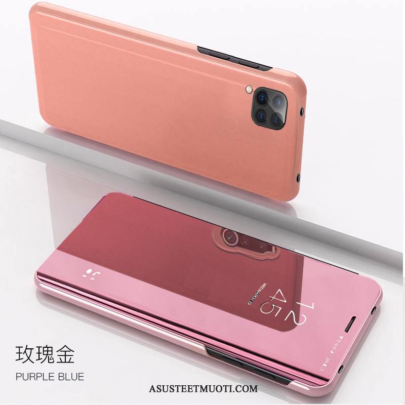 Huawei P40 Lite Kuoret Murtumaton Läpinäkyvä All Inclusive Kulta Pinkki