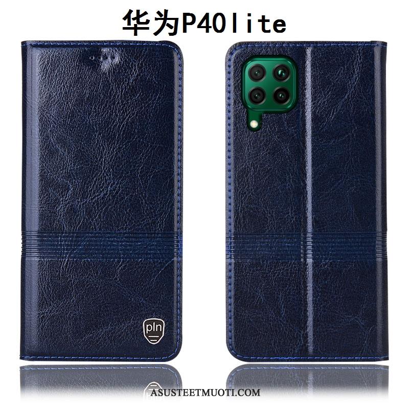 Huawei P40 Lite Kuori Kuoret All Inclusive Sininen Suojaus Murtumaton