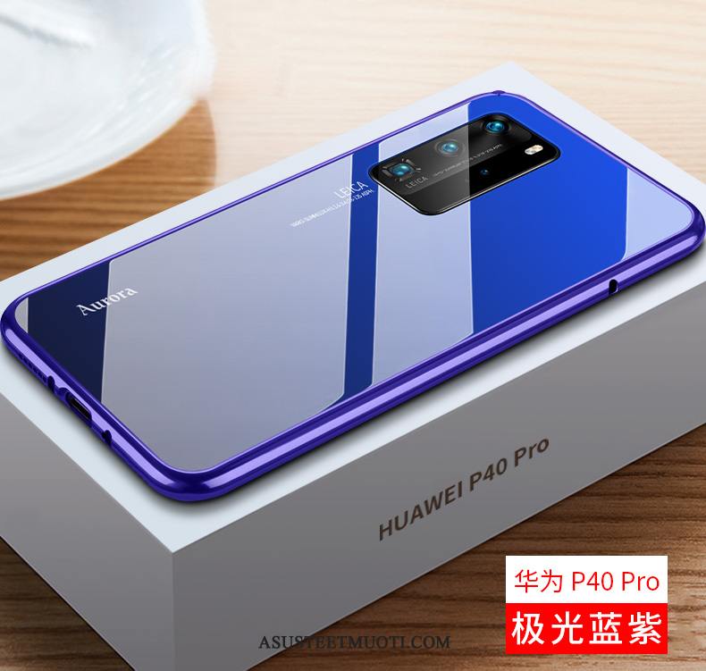 Huawei P40 Pro Kuoret Net Red Ylellisyys Suojaus Kova Ohut