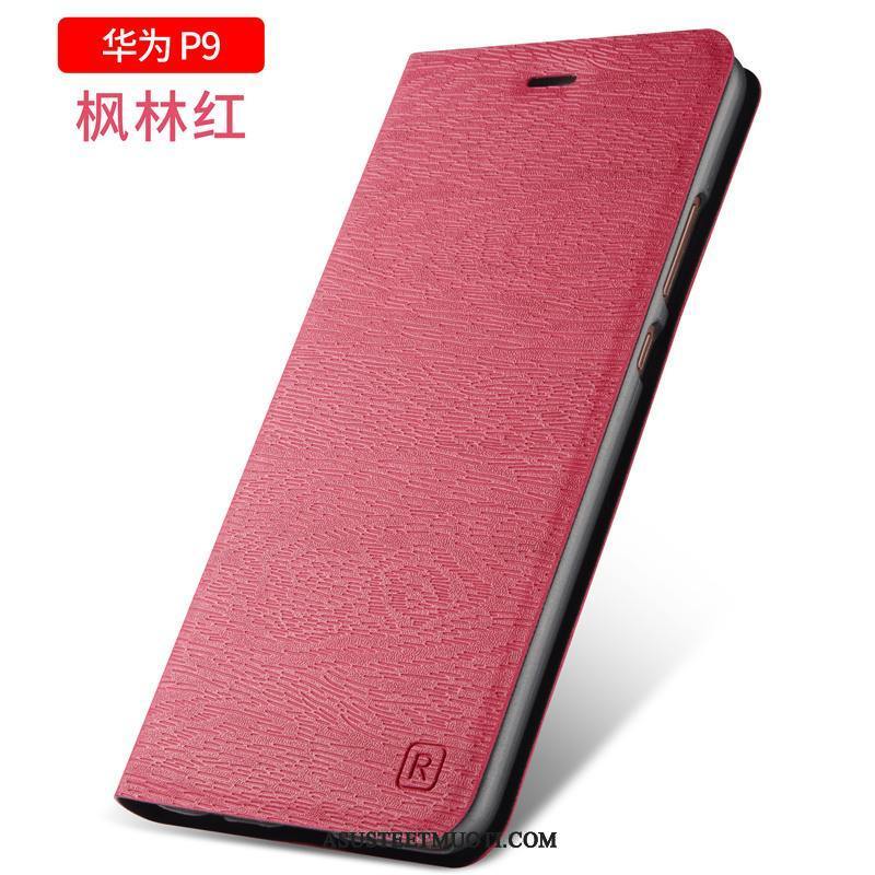 Huawei P9 Kuoret Puhelimen All Inclusive Punainen Kuori Murtumaton
