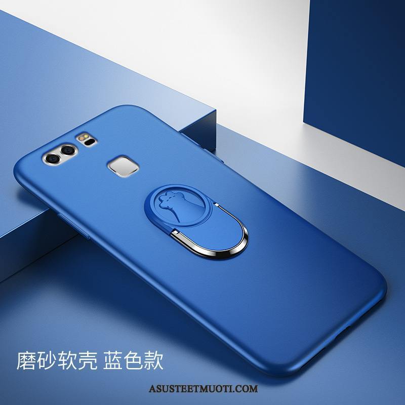 Huawei P9 Kuoret Suojaus Kuori Sininen Murtumaton Pehmeä Neste