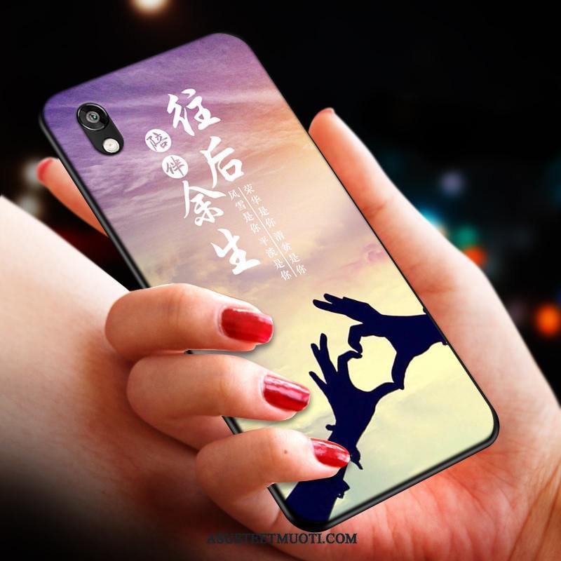 Huawei Y5 2019 Kuoret Puhelimen Kuori Kotelo Violetti Ihana