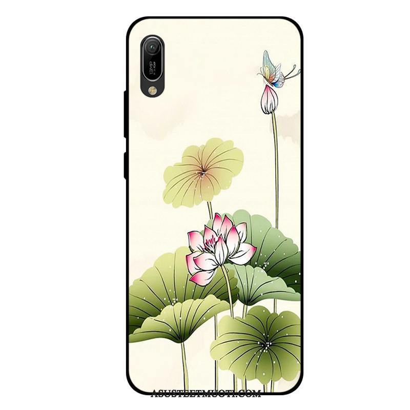 Huawei Y6 2019 Kuoret Murtumaton Muokata Pesty Suede Kuori Pieni