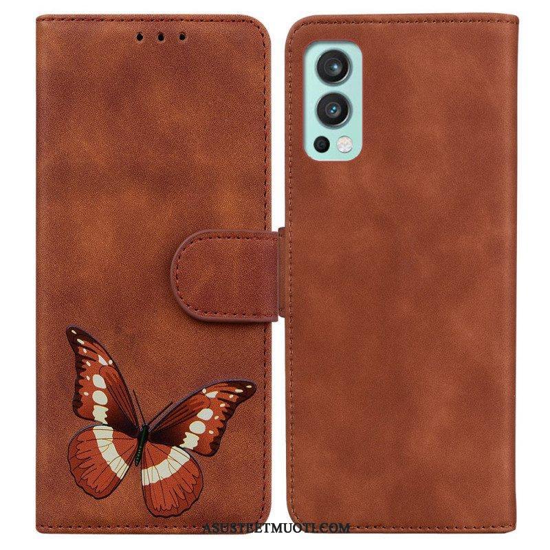 Kotelot OnePlus Nord 2 5G Skin Touch Butterfly