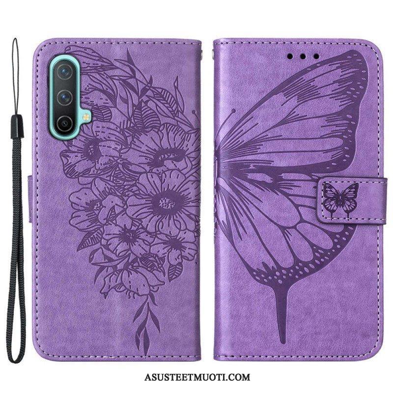 Kotelot OnePlus Nord CE 5G Butterfly Design