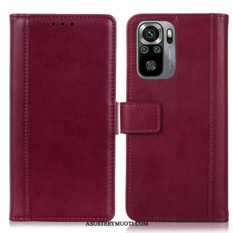 Kotelot Poco M5s Split Leather -tyyli