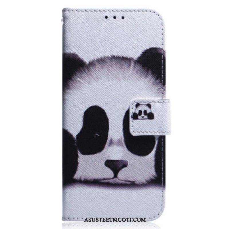 Kotelot Poco X5 5G Suojaketju Kuori Strappy Panda
