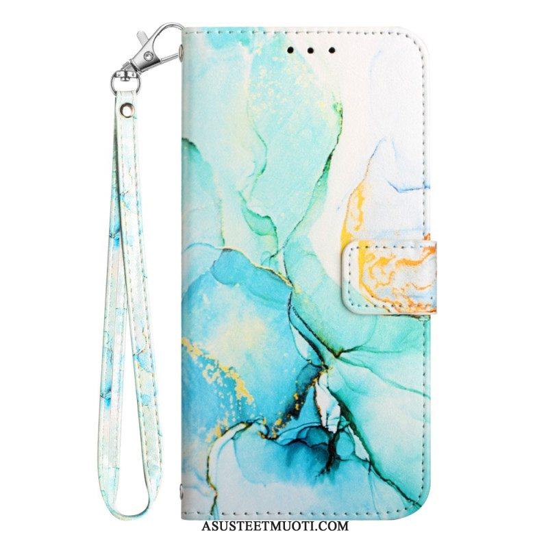 Kotelot Samsung Galaxy A54 5G Suojaketju Kuori Strip Marble