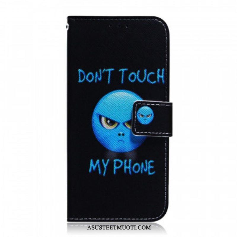 Kotelot Samsung Galaxy M52 5G Älä Koske Puhelimeeni Sinistä
