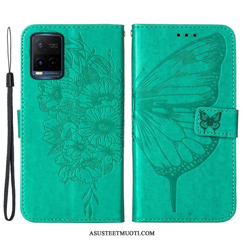 Kotelot Vivo Y33s Butterfly Design