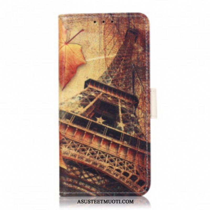 Kotelot Xiaomi Redmi Note 10 5G Eiffel-torni Syksyllä