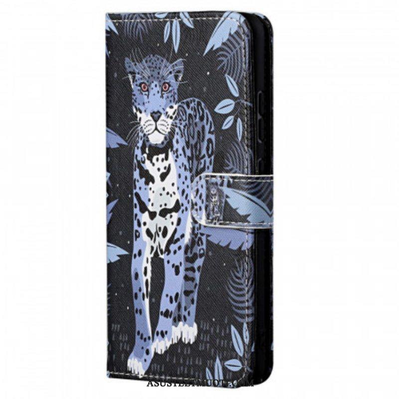 Kotelot Xiaomi Redmi Note 11 / 11S Suojaketju Kuori Strappy Leopard