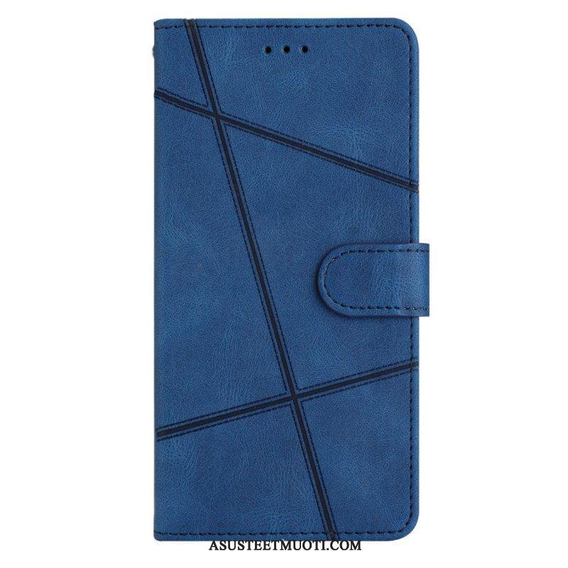 Kotelot Xiaomi Redmi Note 12 4G Suojaketju Kuori Strappy Geometric