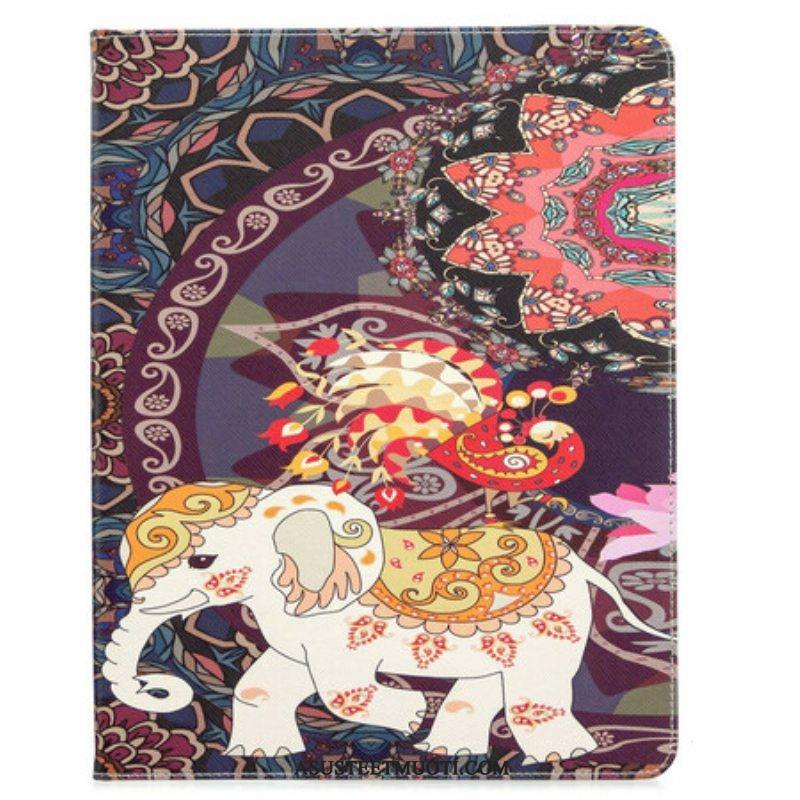 Kotelot iPad Pro 12.9" (2022) Elephant Print Pattern