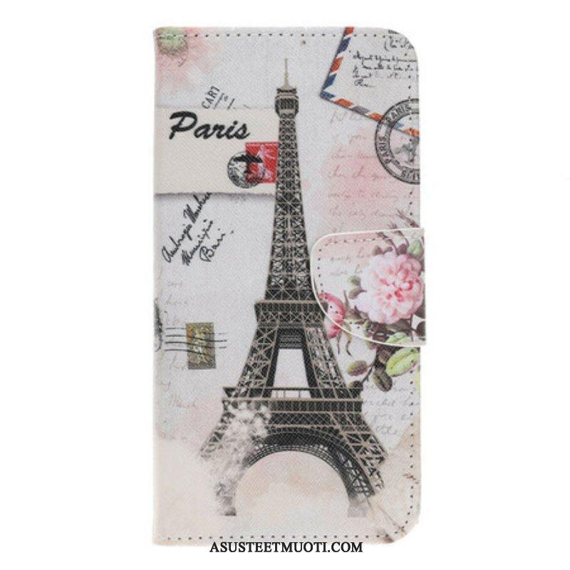 Kotelot iPhone 13 Pro Retro Eiffel-torni