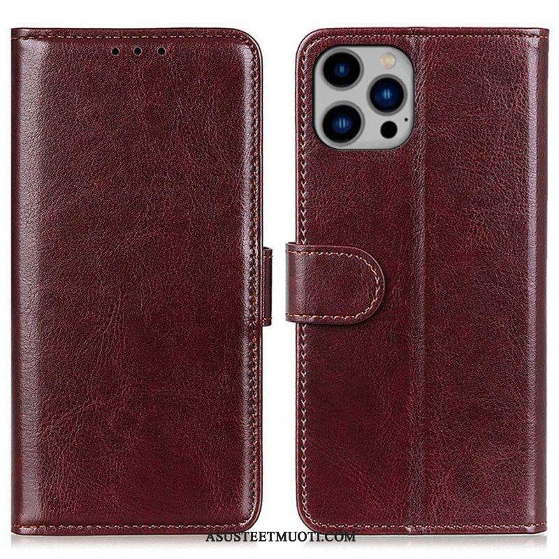 Kotelot iPhone 14 Plus Faux Leather Finesse