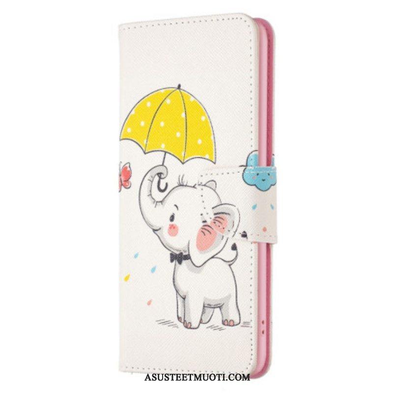 Kotelot iPhone 14 Pro Max Elephant In The Rain