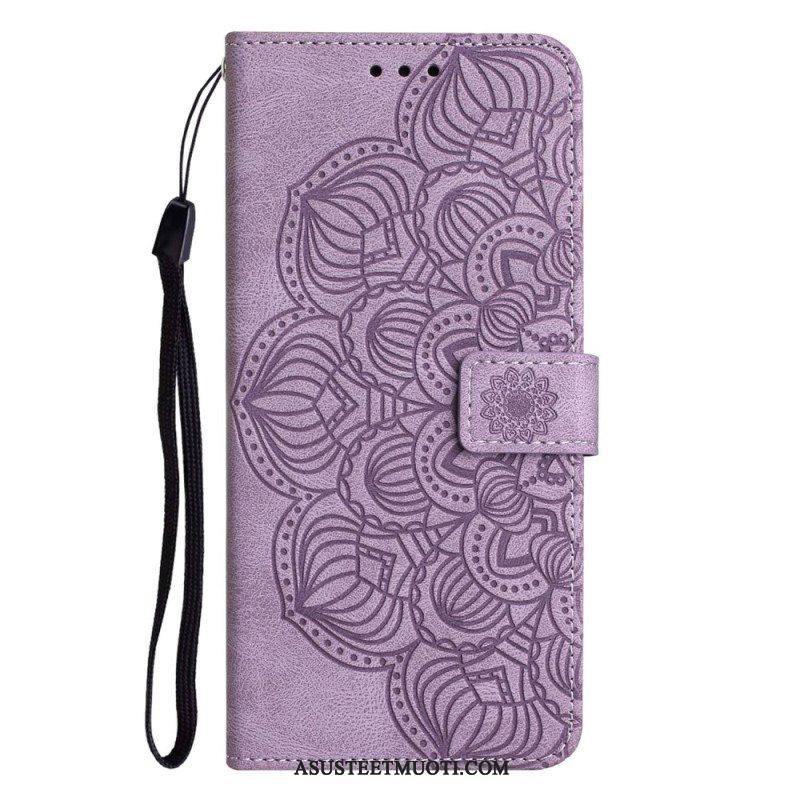 Kotelot iPhone 14 Suojaketju Kuori Strappy Mandala