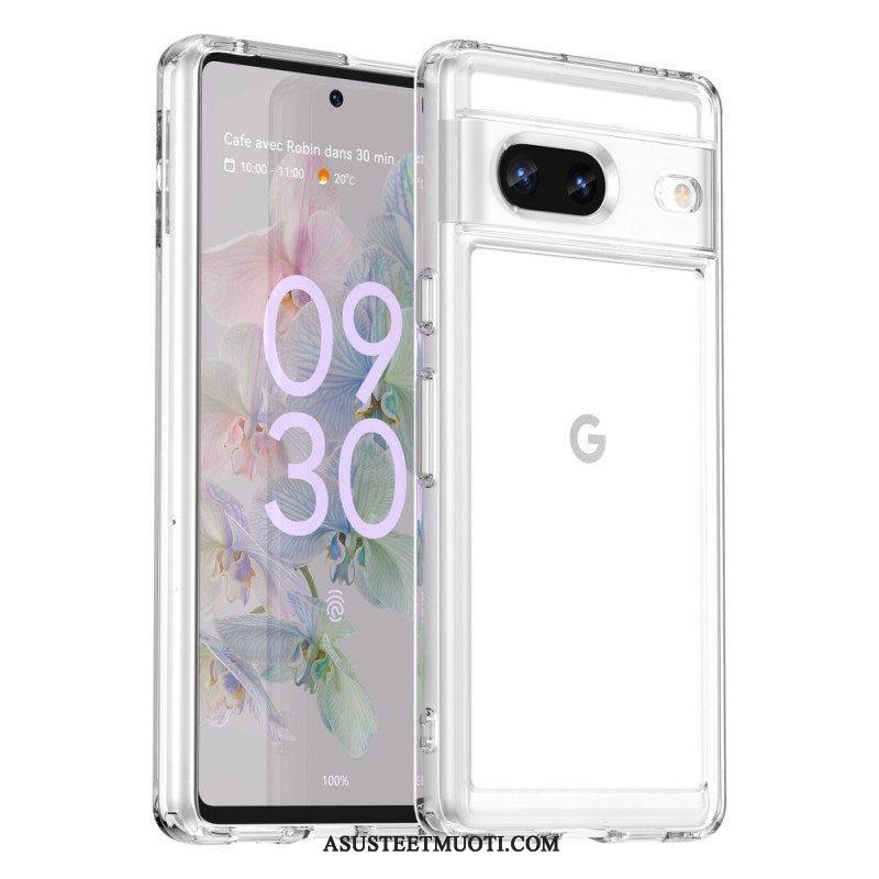 Kuori Google Pixel 7 Läpinäkyvä Hybridi