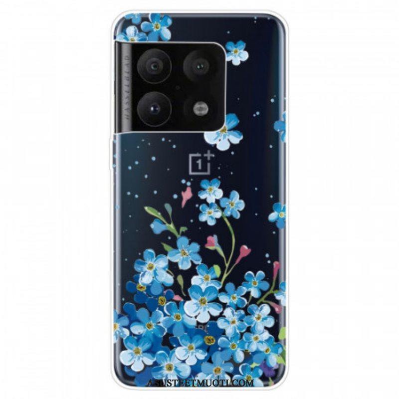 Kuori OnePlus 10 Pro 5G Sinisiä Kukkia