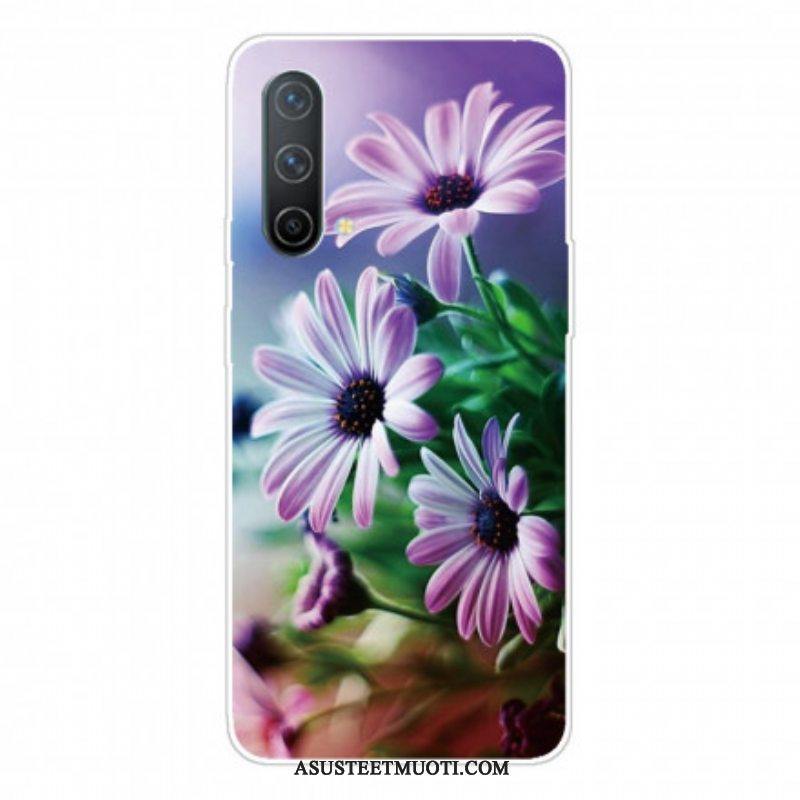 Kuori OnePlus Nord CE 5G Realistisia Kukkia