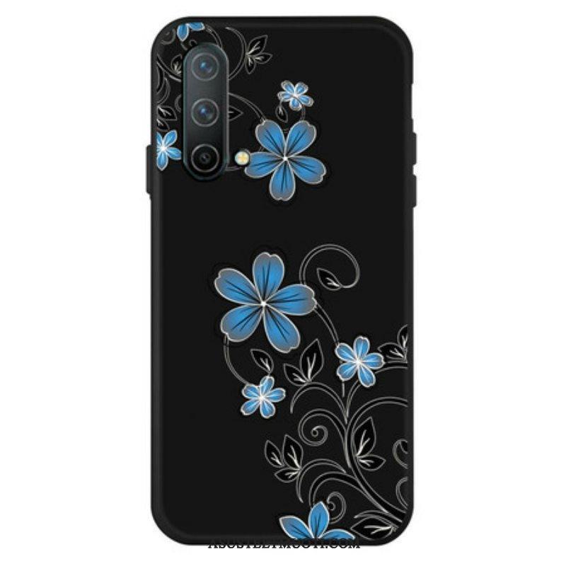 Kuori OnePlus Nord CE 5G Sinisiä Kukkia