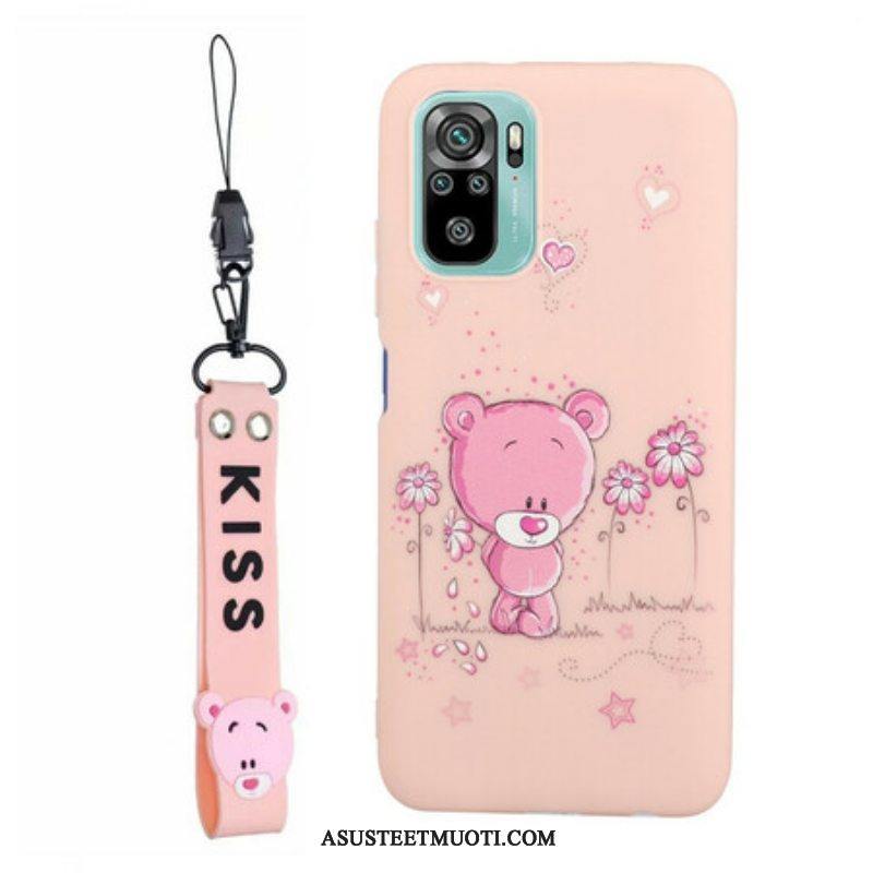 Kuori Poco M5s Bear With Lanyard