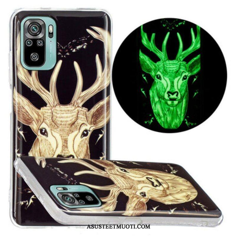 Kuori Poco M5s Fluoresoiva Majestic Deer