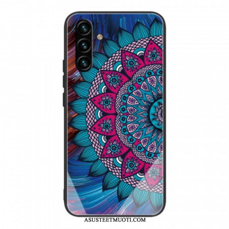 Kuori Samsung Galaxy A13 5G / A04s Mandala Karkaistu Lasi