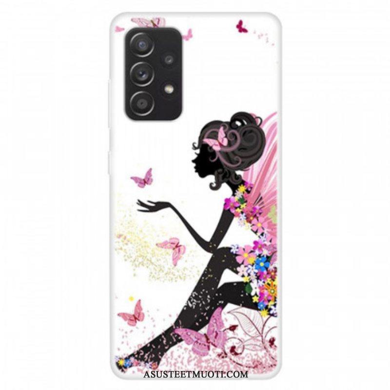 Kuori Samsung Galaxy A13 Butterfly Lady