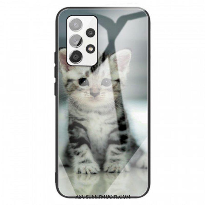 Kuori Samsung Galaxy A13 Kitten Karkaistu Lasi