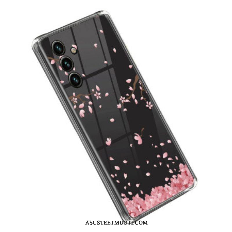 Kuori Samsung Galaxy A14 / A14 5G Saumattomat Vaaleanpunaiset Kukat