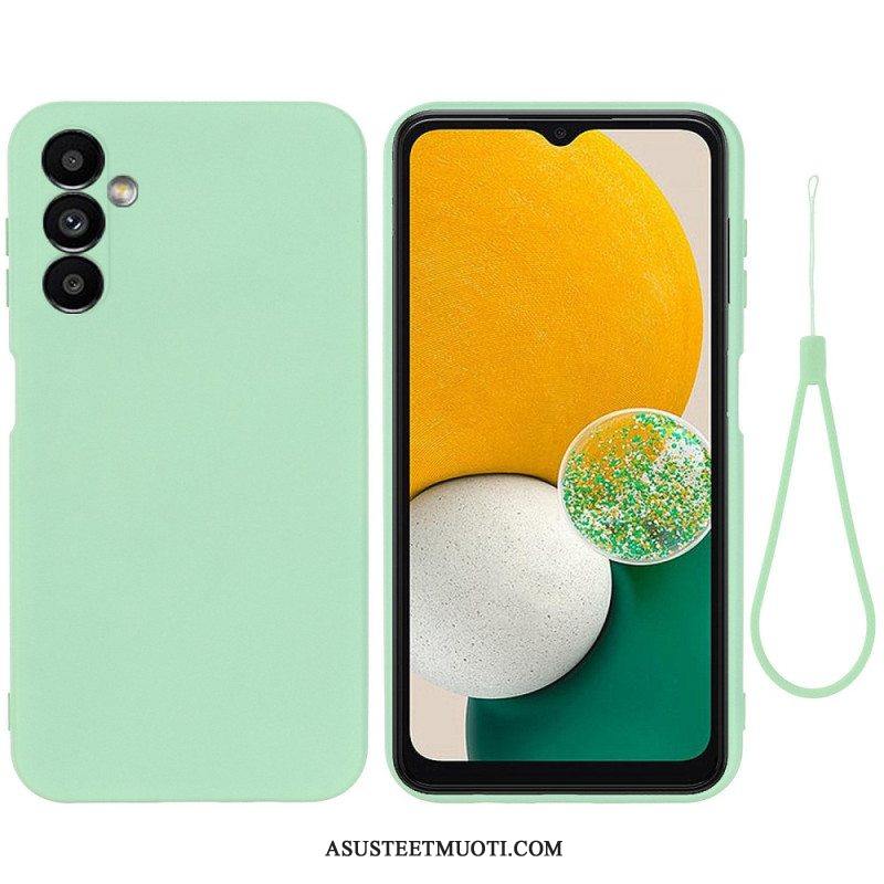 Kuori Samsung Galaxy A14 / A14 5G Suojaketju Kuori Strappy Nestemäinen Silikoni