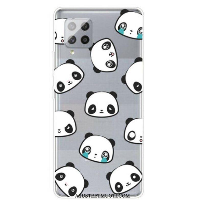 Kuori Samsung Galaxy A42 5G Saumaton Tunteellinen Panda
