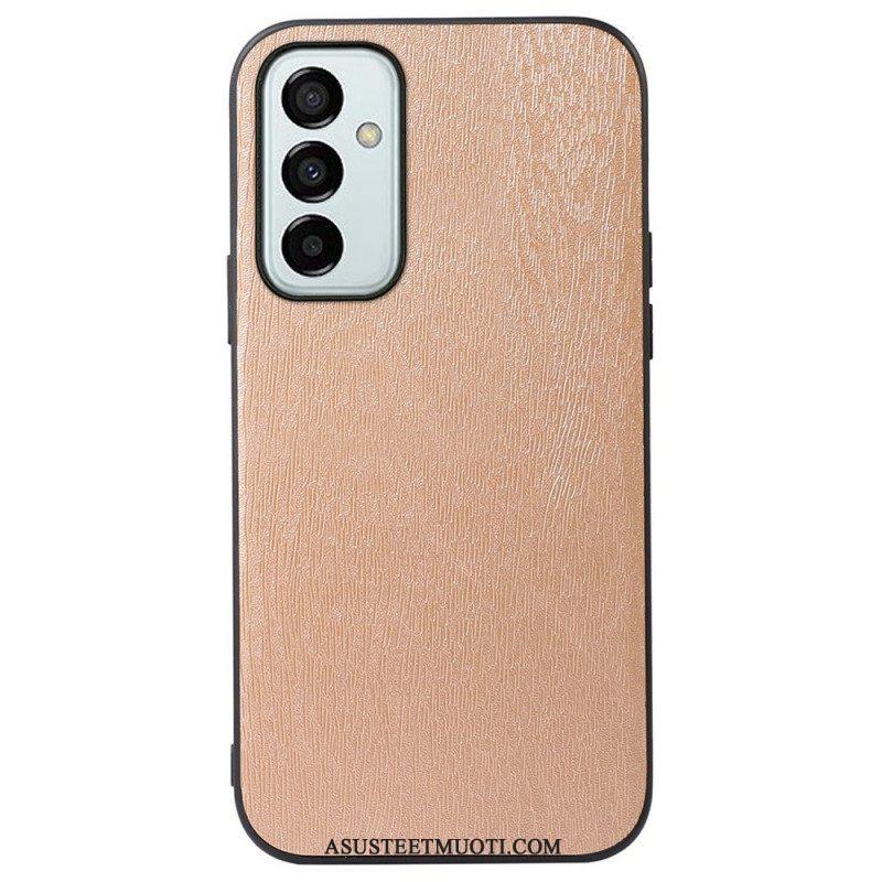 Kuori Samsung Galaxy M23 5G Faux Leather Wood Effect