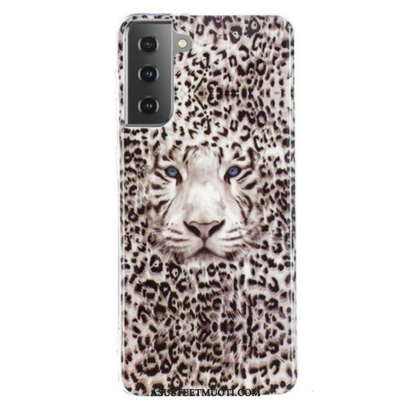 Kuori Samsung Galaxy S21 5G Leopardi Loisteputki