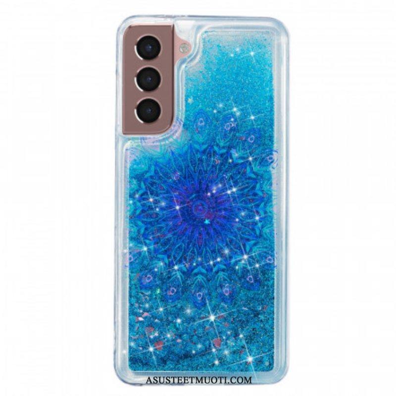 Kuori Samsung Galaxy S22 5G Glitter Mandala