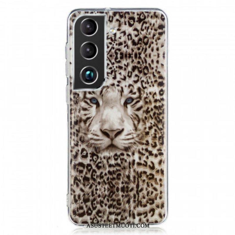 Kuori Samsung Galaxy S22 5G Leopardi Loisteputki