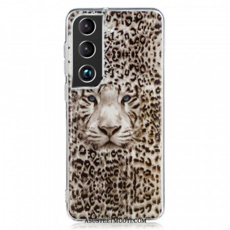 Kuori Samsung Galaxy S22 5G Leopardi Loisteputki