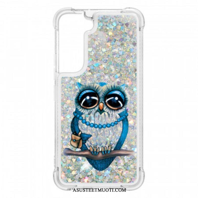 Kuori Samsung Galaxy S22 5G Neiti Owl Sequins