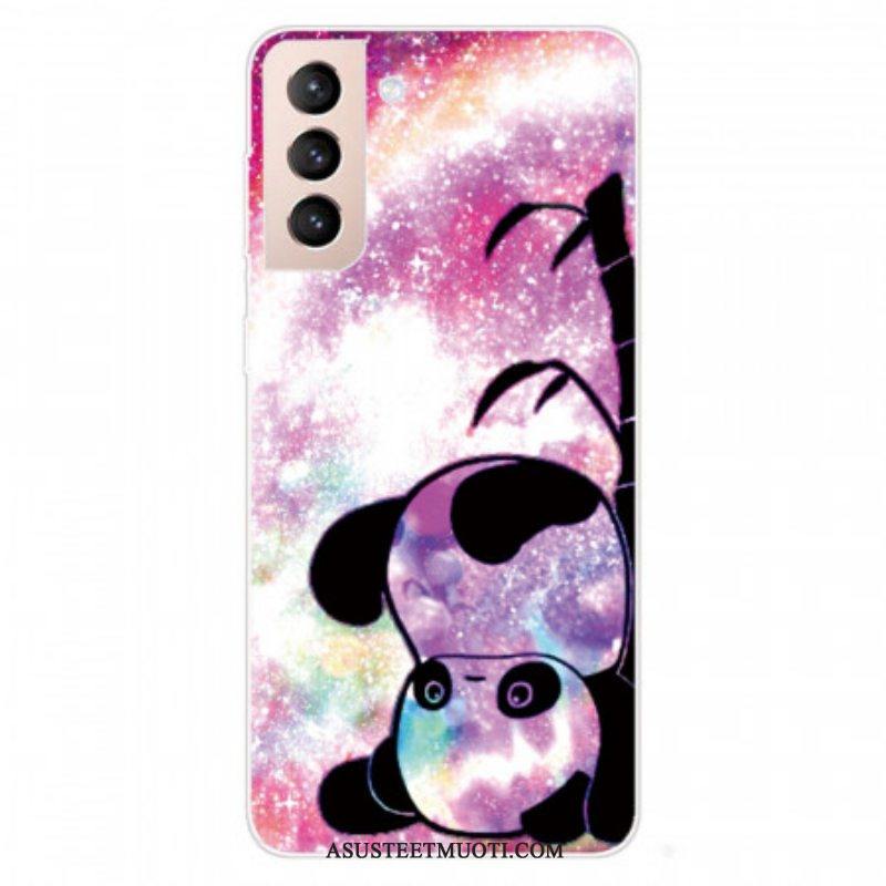 Kuori Samsung Galaxy S22 5G Panda Ja Bambu