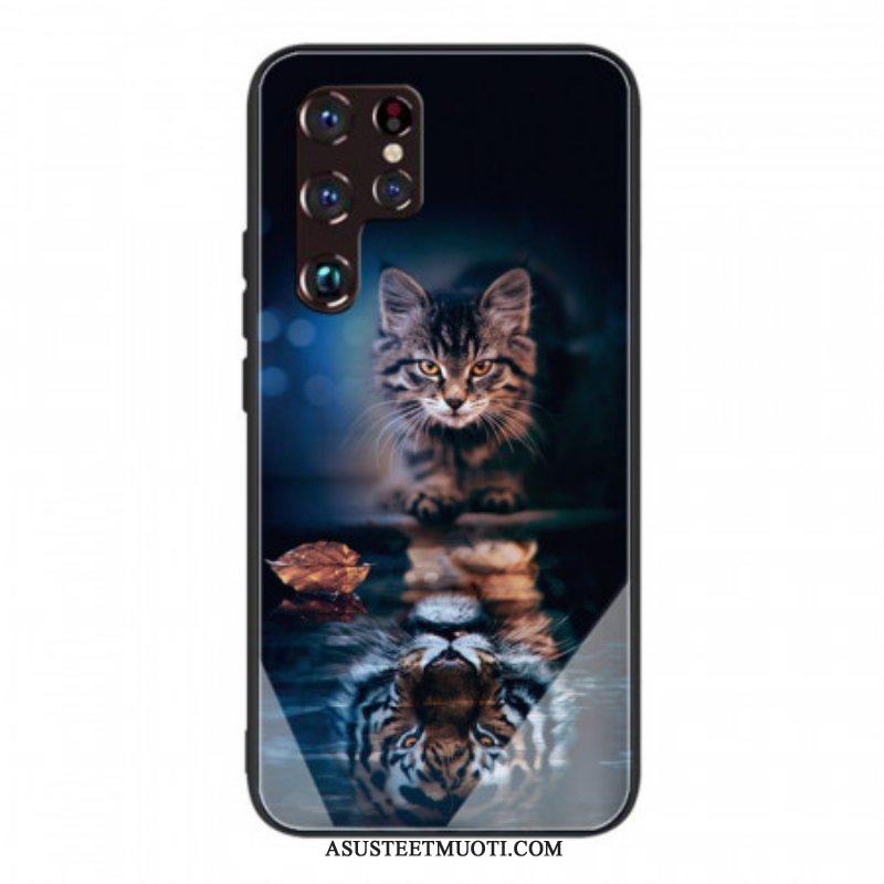 Kuori Samsung Galaxy S22 Ultra 5G My Tiger Tempered Glass