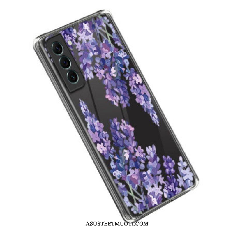 Kuori Samsung Galaxy S23 5G Saumattomat Violetit Kukat