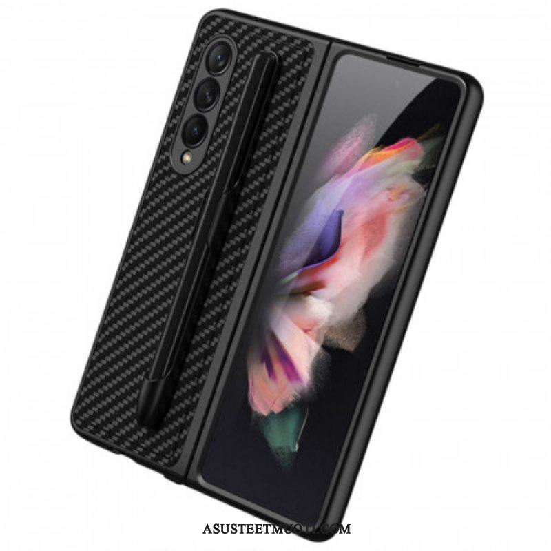 Kuori Samsung Galaxy Z Fold 3 5G Hiilikuitukynän Pidike Gkk