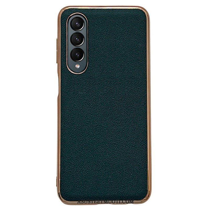 Kuori Samsung Galaxy Z Fold 4 Faux Calfskin