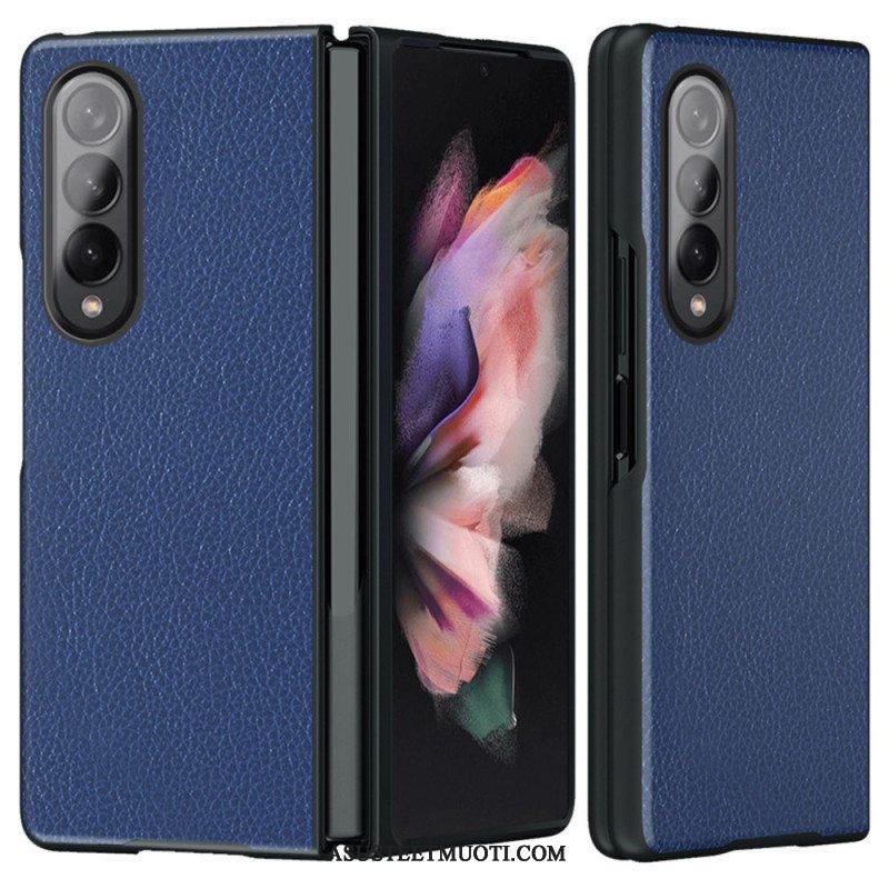 Kuori Samsung Galaxy Z Fold 4 Litsipinnoitettu Keinonahka