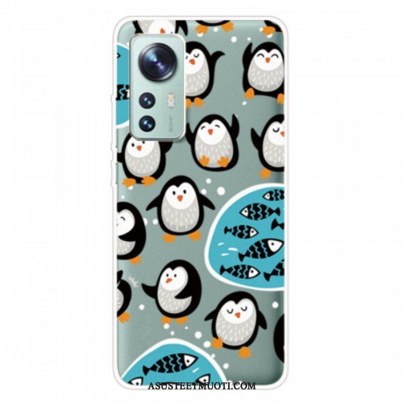 Kuori Xiaomi 12 Pro Pingviinit