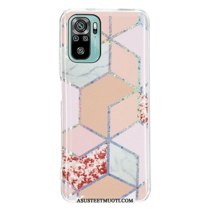 Kuori Xiaomi Redmi Note 10 / 10S Marble Geometry